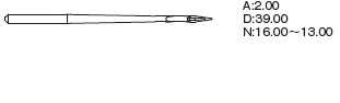 Игла Organ Needles DPx17 № 90/14