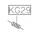 Siruba 757K Пружина нитенаправителя игловодителя KG29 (original)