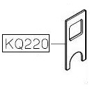 Siruba 757K Прокладка KQ220 (original)
