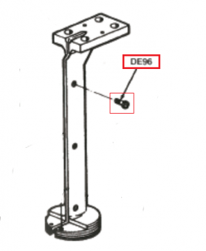 Винт крепления вкладыша в стойку DE96
