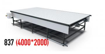 Настилочный стол для тканей в клетку и в полоску IMA 837 (4000*2000)